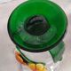 Vintage corolla vase in blown glass with applied flowers – Mura style