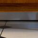 Vintage chest of drawers with compass feet