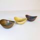 Set of 3 modern mid-century ceramic bowls by Gunnar Nylund Rörstrand, Sweden.