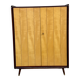 Armoire vintage deux portes pieds compas bi couleur
