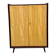 Armoire vintage deux portes pieds compas bi couleur