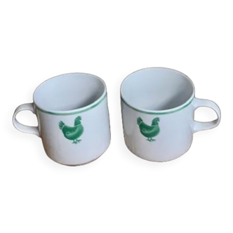 Duo of breakfast cups Guy Degrenne