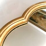 Golden baroque mirror