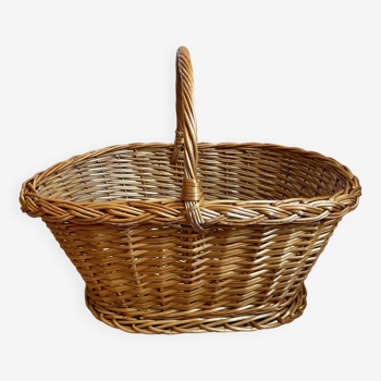 Picking type wicker basket