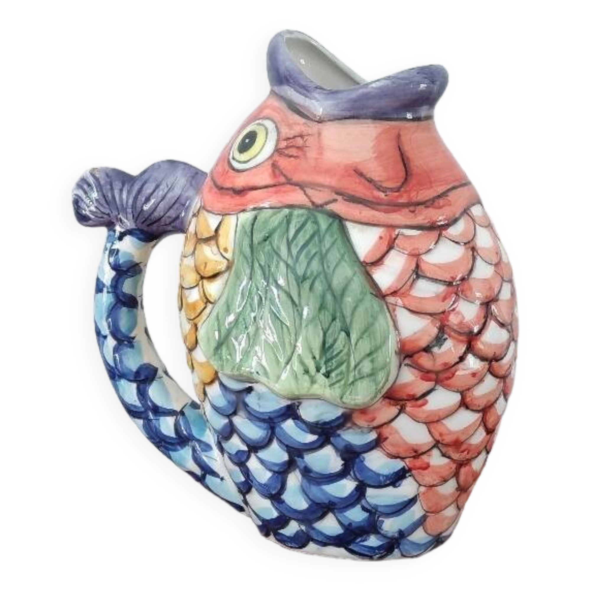 Ceramic fish carafe