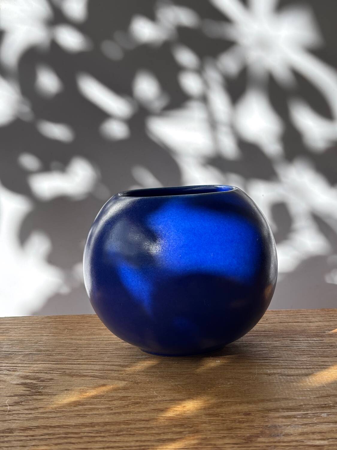 ASA Germany ceramic cobalt blue vase