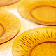 6 assiette plates vintage modèle Soleil, Vereco France