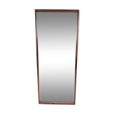 Miroir réalisé avec un cadre en palissandre par Aksel Kjersgaard pour Odder des années 1960