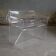 Banc en plexiglas, 1970
