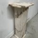 Veined marble presentation column, 20th century.