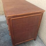 Rattan desk