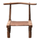 Antique African Baoulé wooden chair, early 20th century