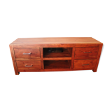 Solid wood tv unit