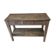 Old wood console