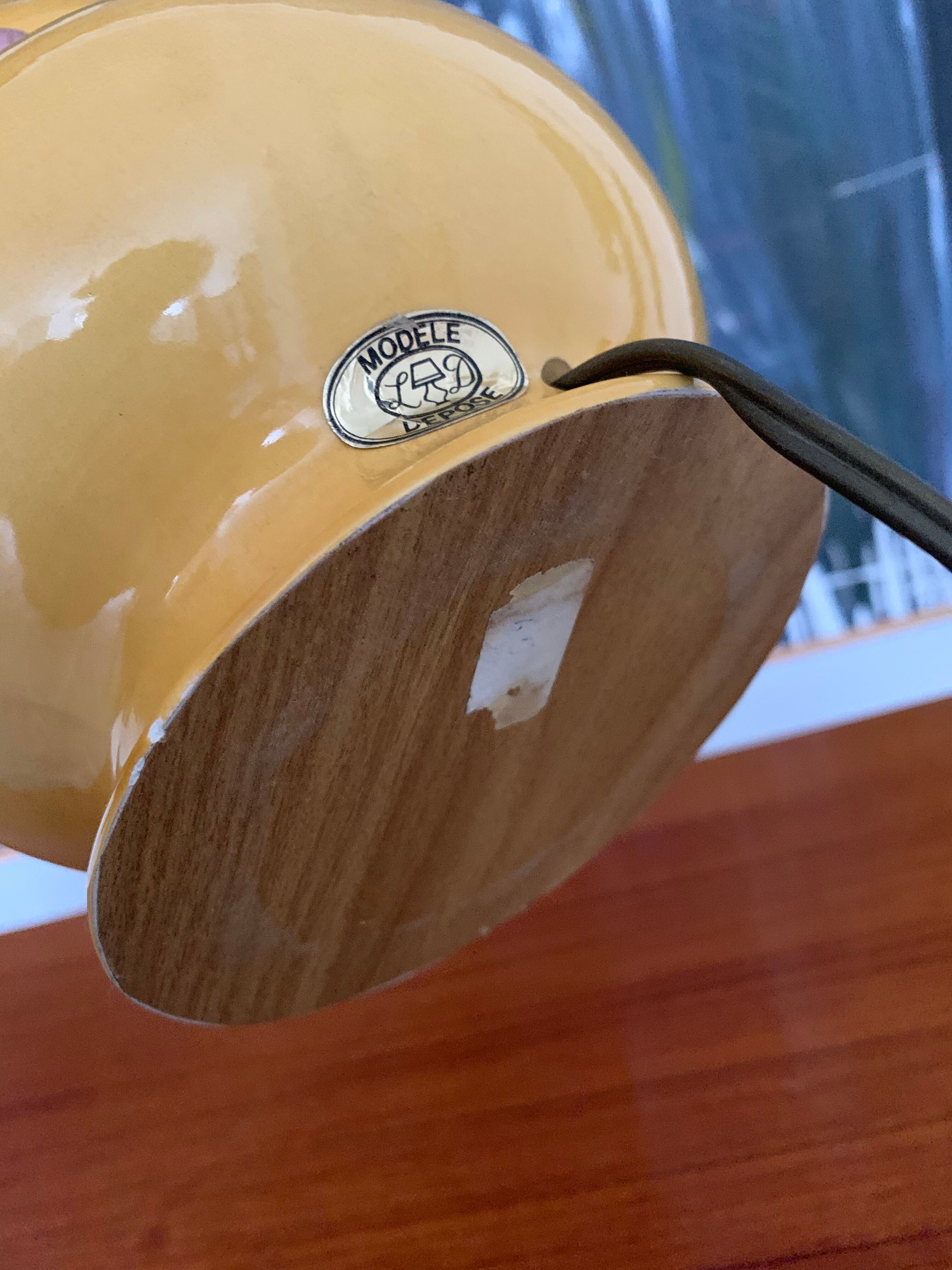 Lampe céramique vintage années 60