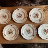 6 plates Sarreguemines Amazonas