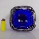 Blue Sommerso Murano Glass Ashtray, Italy, 1960s