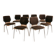 Carlo Ratti Style Set Da Pranzo 8 Sedie Design Modernariato Anni ‘70