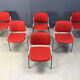 Vintage DSC 106 side chairs by Giancarlo Piretti for Castelli, 1970s