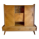 Vintage oak grand buffet Mid-Century Scandinavian with tapered legs from the 50s/70s.