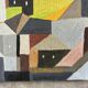 Cubist city, oil on canvas signed Remi 1986