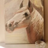 Painting with horse's head
