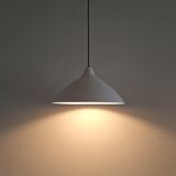 White metal pendant lamp by Lisa Johansson-Pape for Stockmann-Orno, Finland