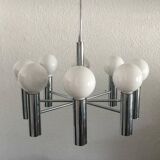 Mid-century German spatial chandelier by Hustadt Leuchten, 1960s.