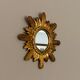 Golden sun mirror, 1960, diameter 44cm