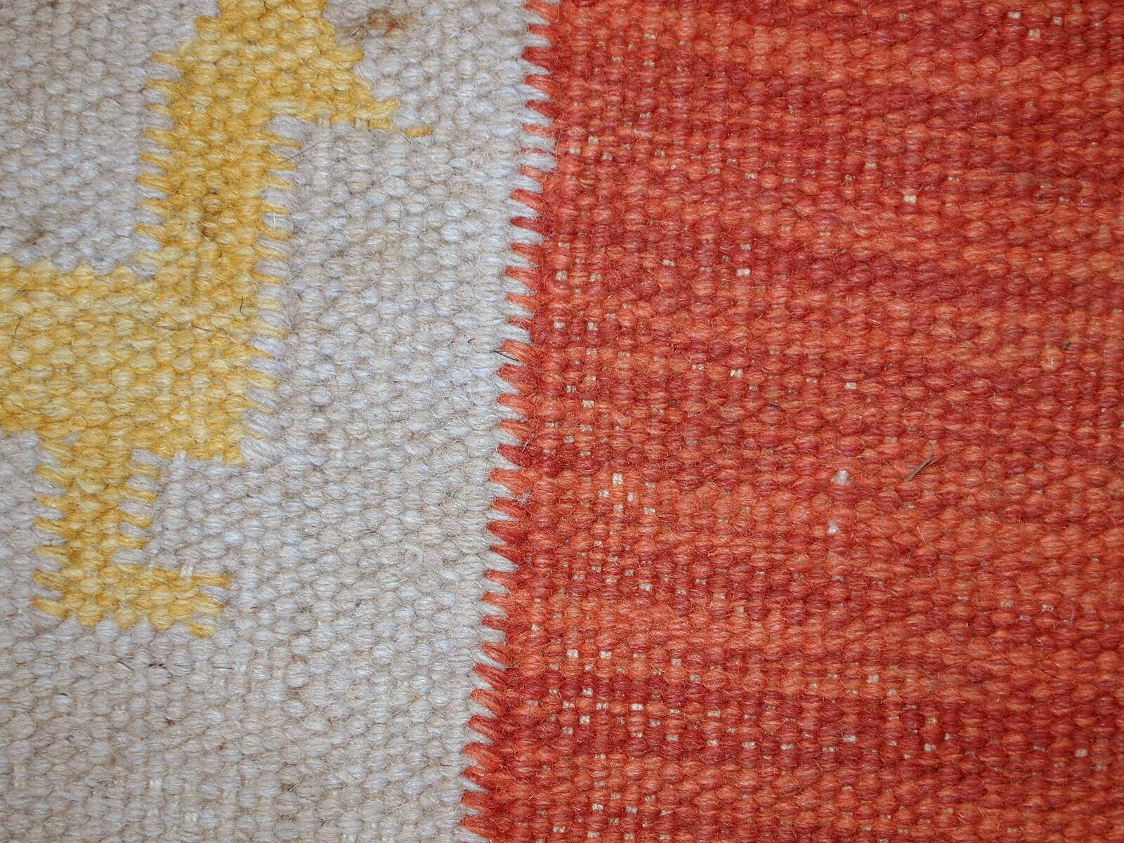 Kilim vintage fait main Gabbeh persan 171cm x 229cm (1960s)