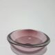 Decorative bowl, pink-purple, glass, designed by A. F. Gangkofner, Hessengl