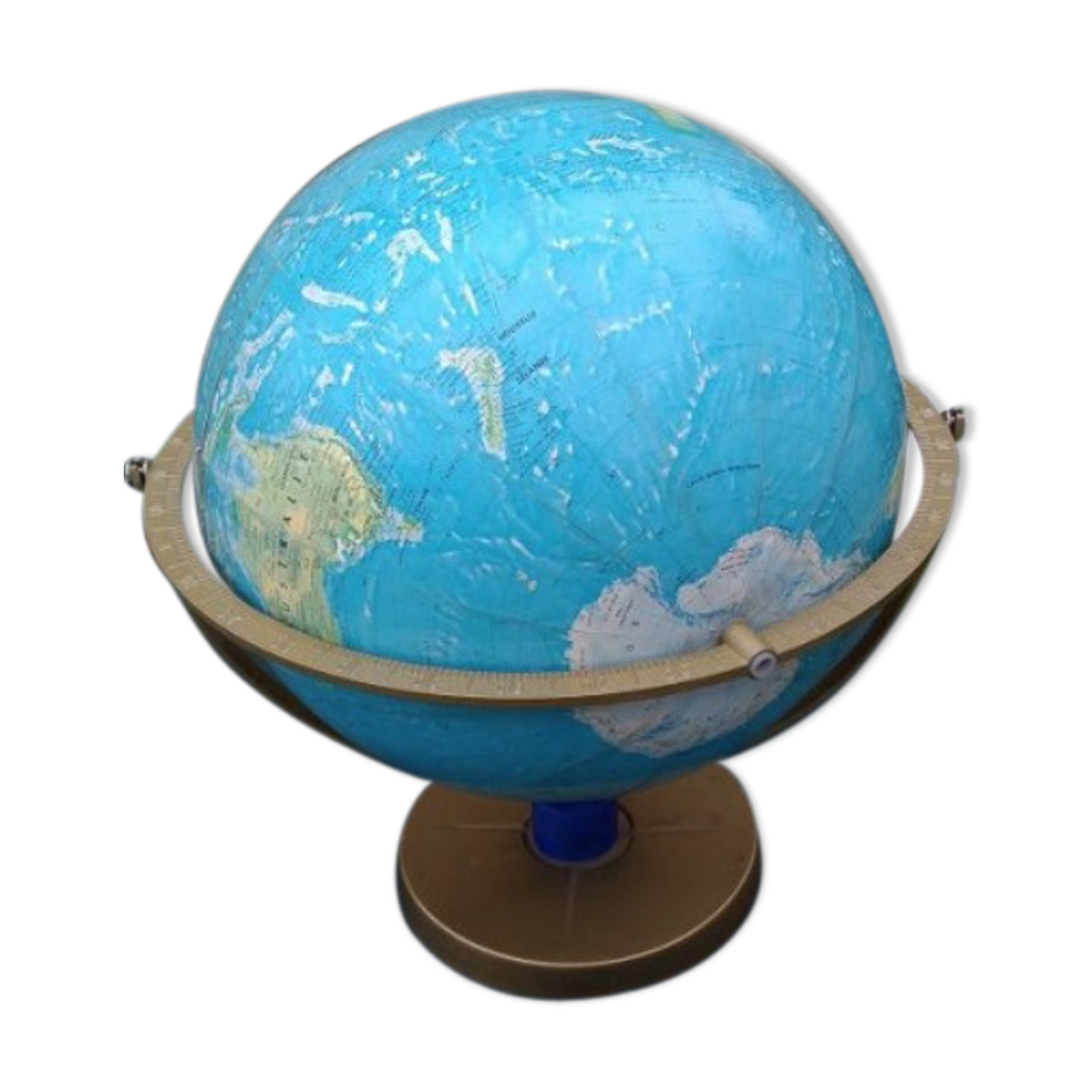 Terrestrial globe in the 1960s