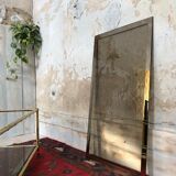 Bamboo imitation brass coffee table