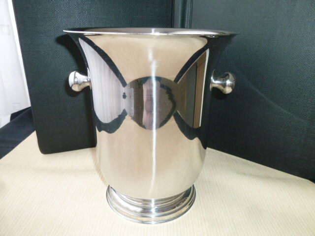 Jean Couzon stainless steel champagne bucket
