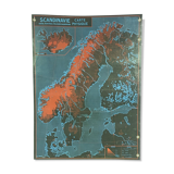 School poster geographical Scandinavia / Germany