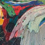 Midcentury abstract composition by Dutch artist Rien Goené (1929 – 2013)