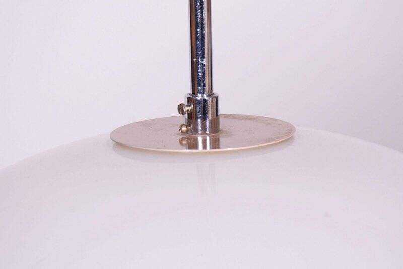 Mid-Century Chrome Chandelier by Guzzini for Meblo, Italy, 1970s