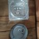 Original glass cast glass ceiling globe old vintage diamond tip