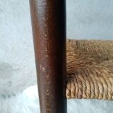 Antique armchair mulched vintage child