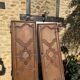 Solid oak doors of a gentleman's residence