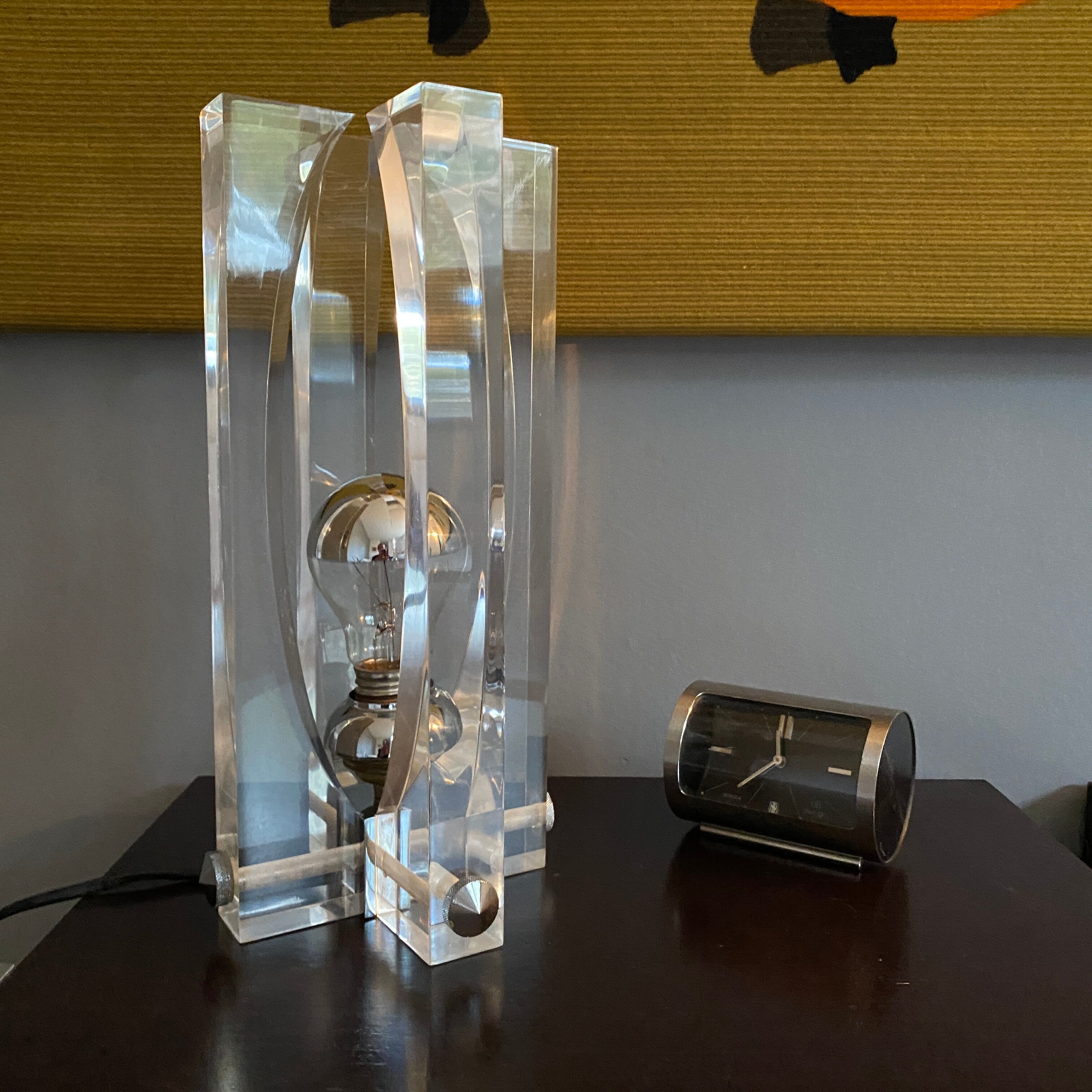 Lamp design André Jean Doucin, France 1970