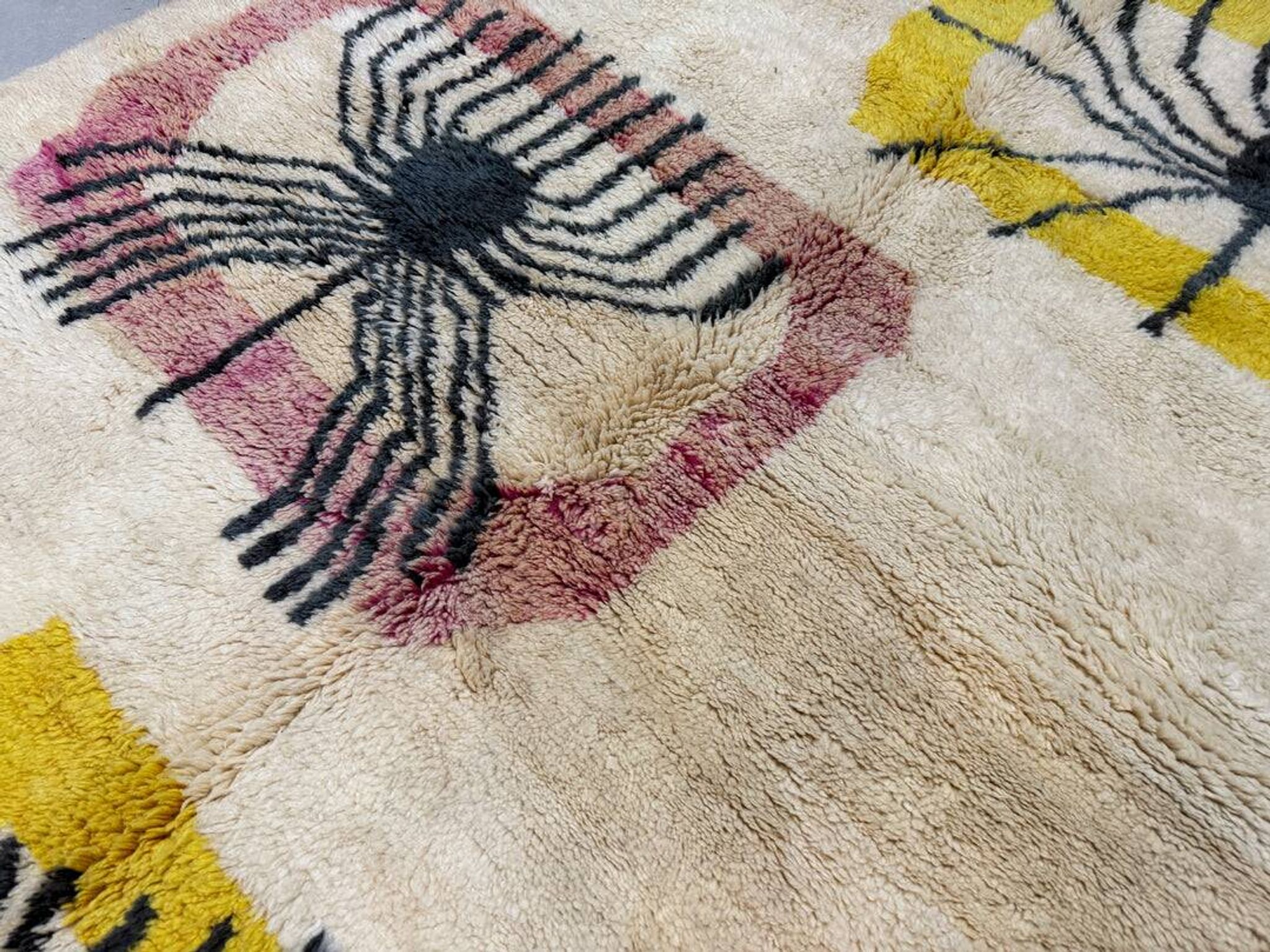 Tapis Beni Ourain sur mesure 3/2 m- Tapis en laine marocaine