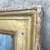 Golden rectangular mirror - 171x127cm