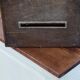Old oak and brass mailbox