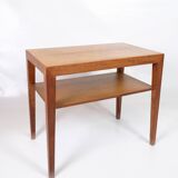 Ensemble de 2 tables d'appoint avec étagère en teck par Severin Hansen pour Haslev Furniture des années 1960