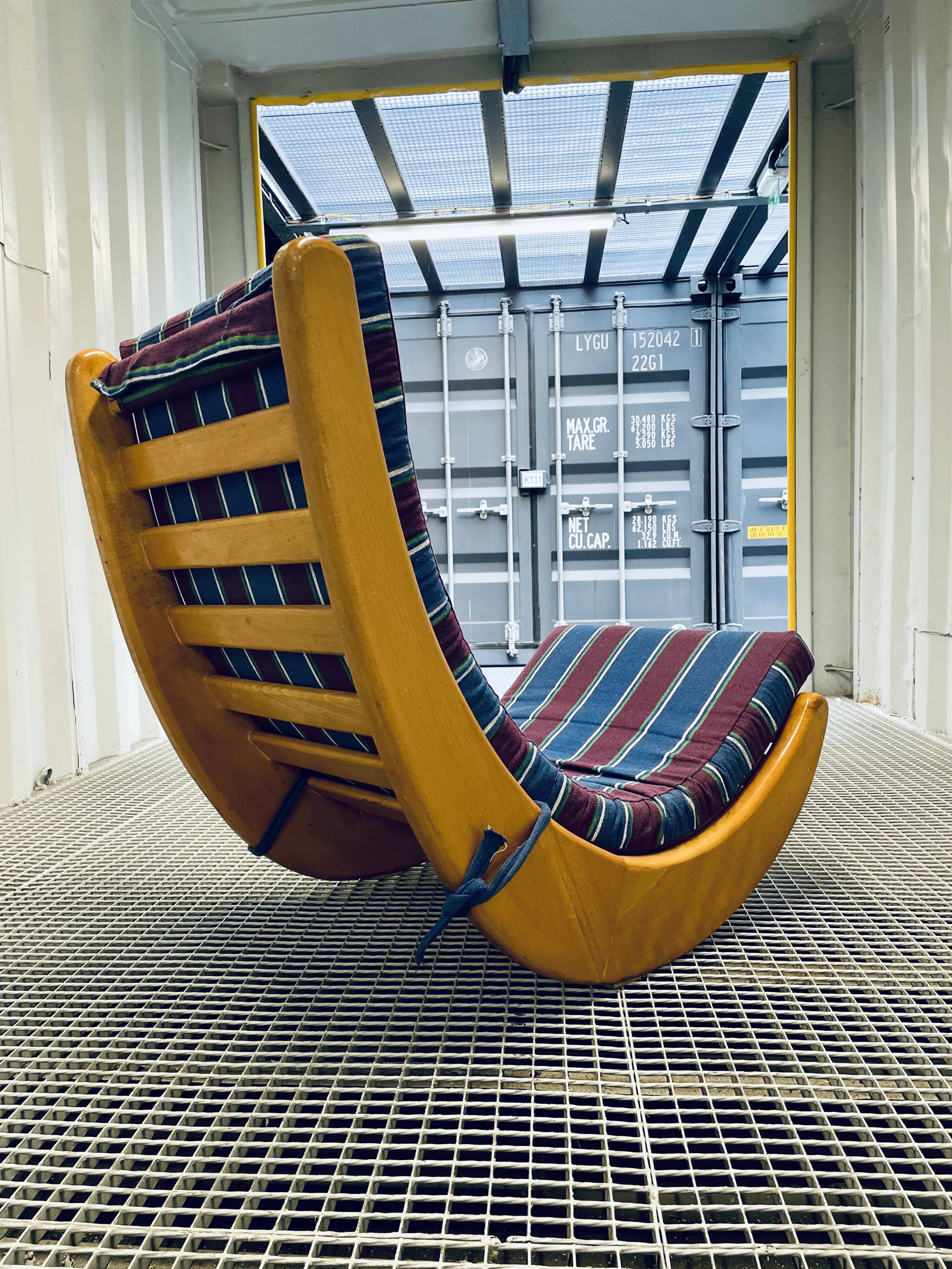 Rocking Chair in the style of Verner Panton “relax” for Rosenthal