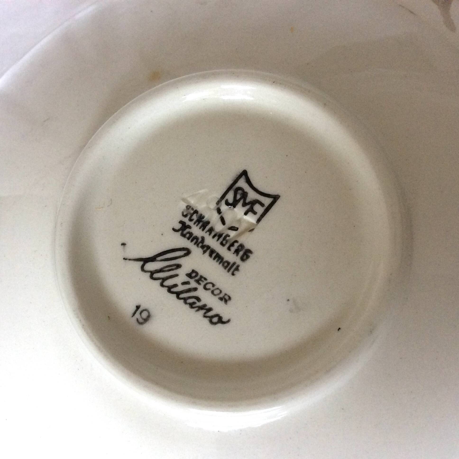 Schramberg, coloured ceramic bowl.