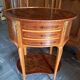 Small coffee table in marquetry.