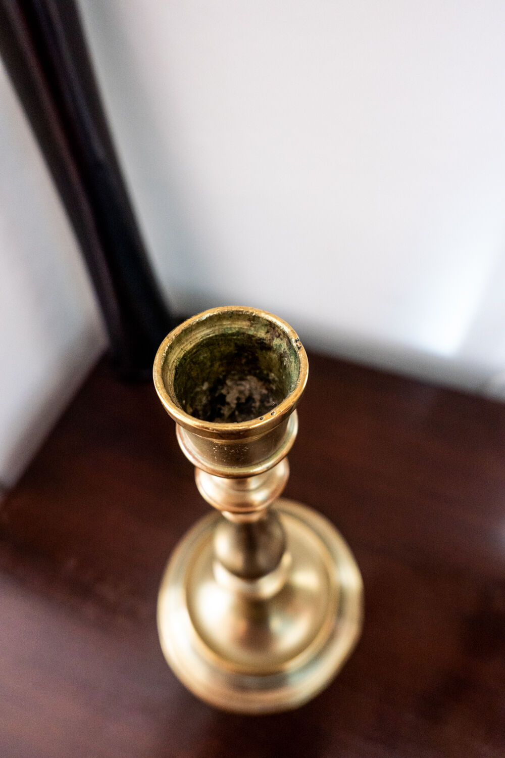 Brass candle holder