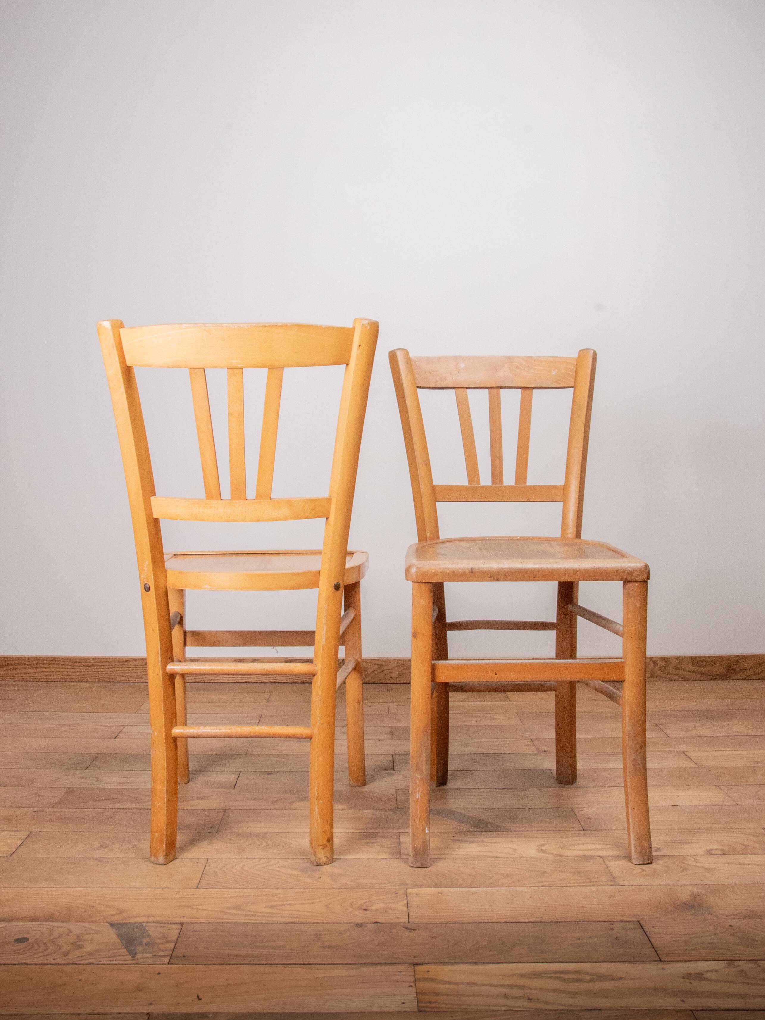 Set of 2 bistro chairs